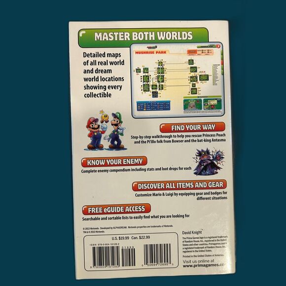 Mario & Luigi Dream Team: Prima's Official Game Guide - Paperback - Picture 3 of 3